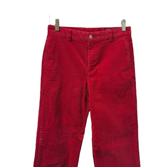 VINEYARD VINES Boys Corduroy Pants Holiday Red Size 14 Medium Wide Wale Dress Pa - Picture 7 of 12